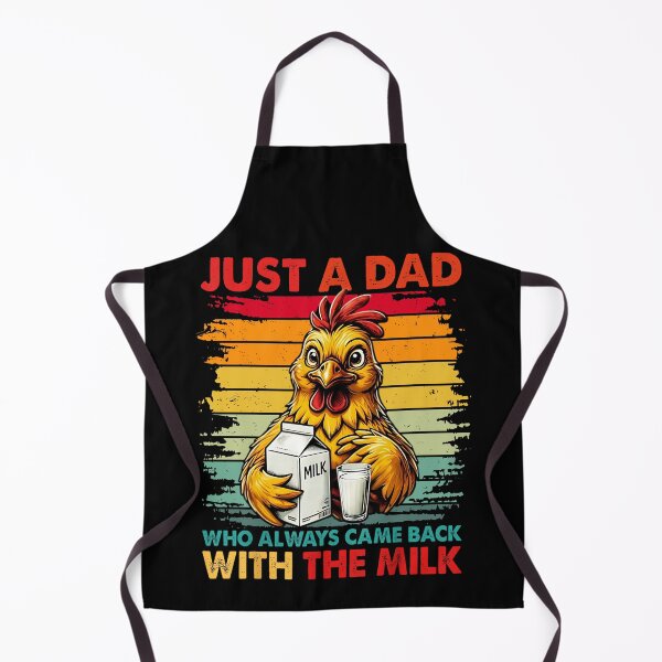 Item preview, Just A Dad Who Always Came Back With The Milk Father's Day Chicken Lovers designed and sold by ABMO-store.