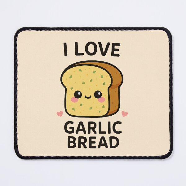 Item preview, I Love Garlic Bread - Kawaii Garlic Bread designed and sold by Planthem.