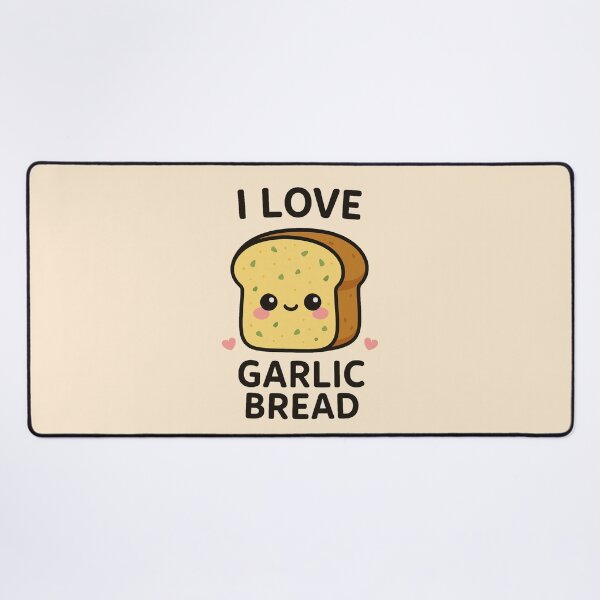 Item preview, I Love Garlic Bread - Kawaii Garlic Bread designed and sold by Planthem.