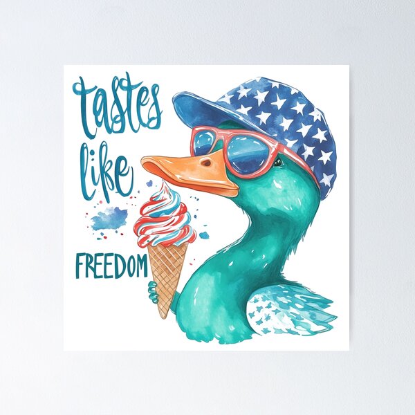 Artikelvorschau, Schmeckt wie Freedom Duck entworfen und verkauft von TheEmptyBottleStudio.