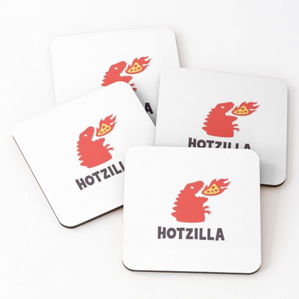 Item preview, Best Pizza Restaurant Logo Ever Hotzilla designed and sold by darkskinbender.