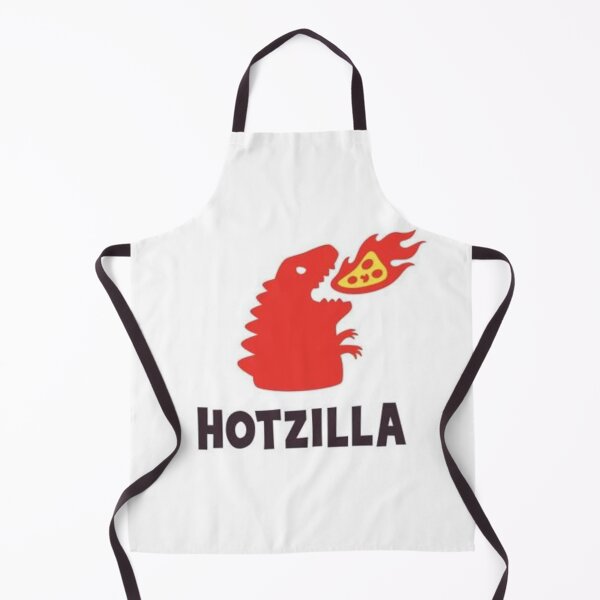 Item preview, Best Pizza Restaurant Logo Ever Hotzilla designed and sold by darkskinbender.
