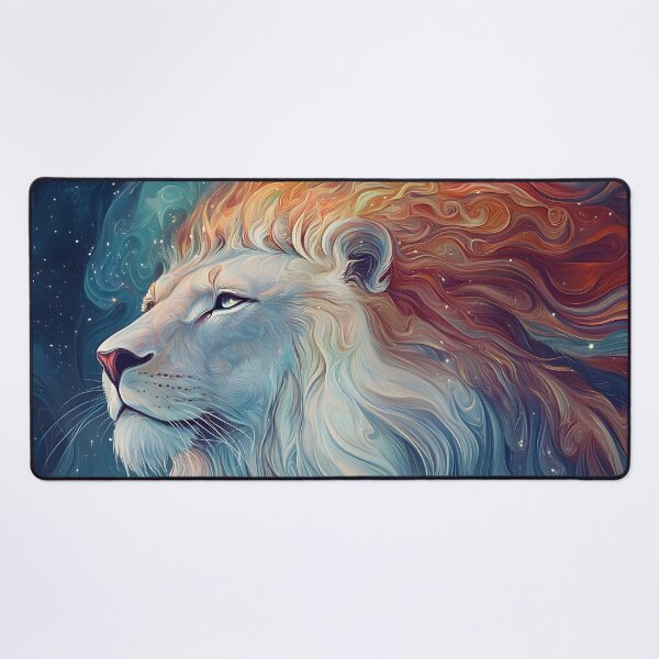 Item preview, Majestic mystical ethereal lion designed and sold by dcrc.