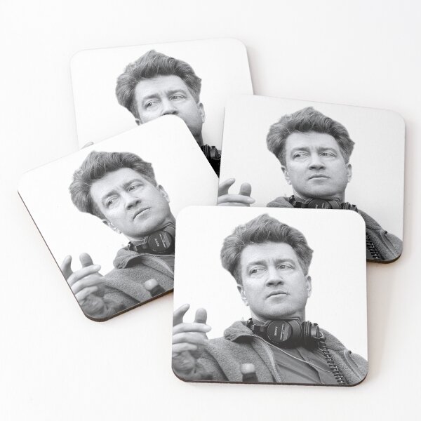 Item preview, David Lynch Black and White Sticker - The Maestro  designed and sold by TheTwinPeaks.