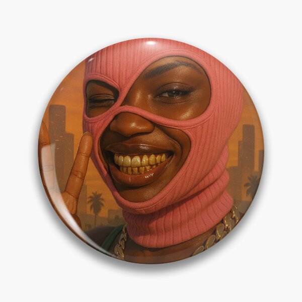 Item preview, Gol'Digga - Gold Digger - STREET QUEEN (Photorealistic version - Peace sign version) Checkout the cartoon version too. designed and sold by lapart.