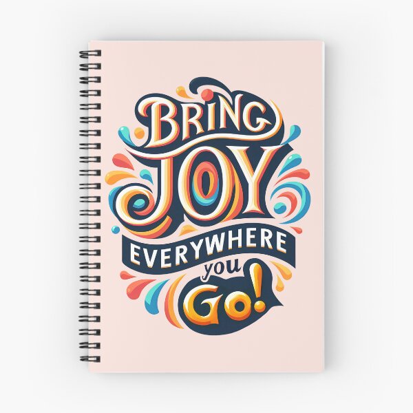 Item preview, Bring Joy Everywhere You Go, typography designed and sold by maxmaj.