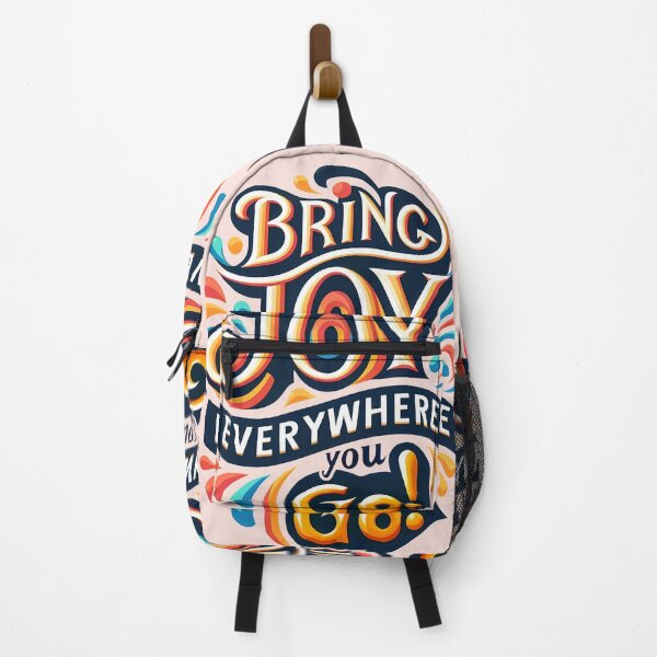 Item preview, Bring Joy Everywhere You Go, typography designed and sold by maxmaj.