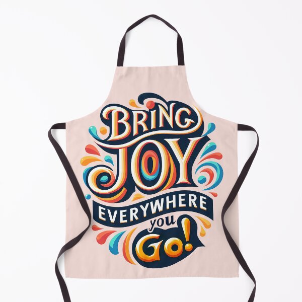Item preview, Bring Joy Everywhere You Go, typography designed and sold by maxmaj.