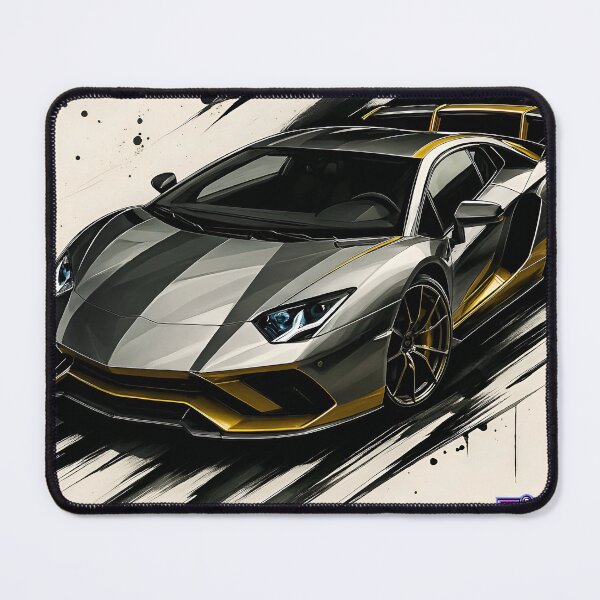 Item preview, Lambo Aventador Fanart Remastered (Black/Gold) designed and sold by Peterson Designs.