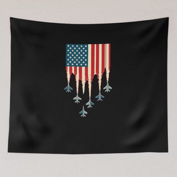 Item preview, Fighter Jets American Flag Patriotic USA Red White Blue designed and sold by diyoor.