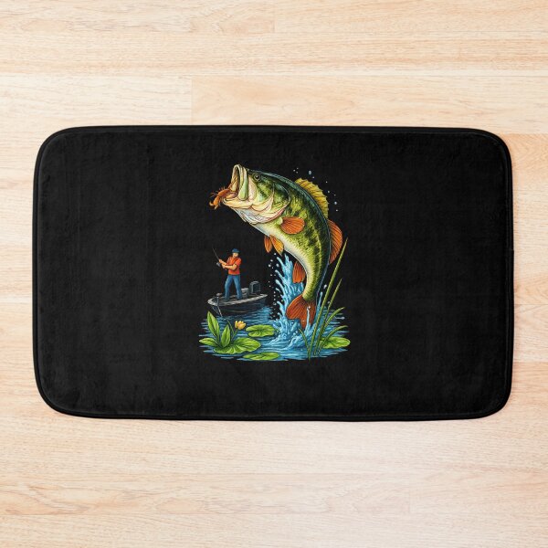 Item preview, Fishing Graphic Large Mouth Bass Fish designed and sold by diyoor.