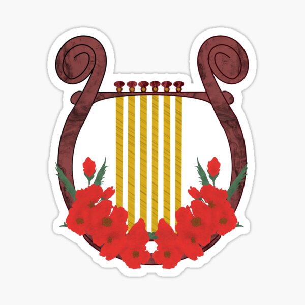 Orpheus' Lyre Sticker