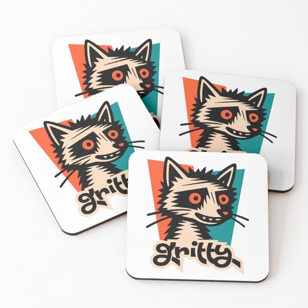 Item preview, Gritty Raccoon Retro Cartoon Mascot designed and sold by IAPICTURE.