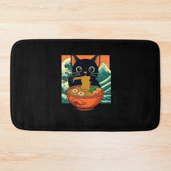 Item preview, Funny Cat Ramen Graphic Art Japanese Kawaii Anime Cat Meme designed and sold by diyoor.