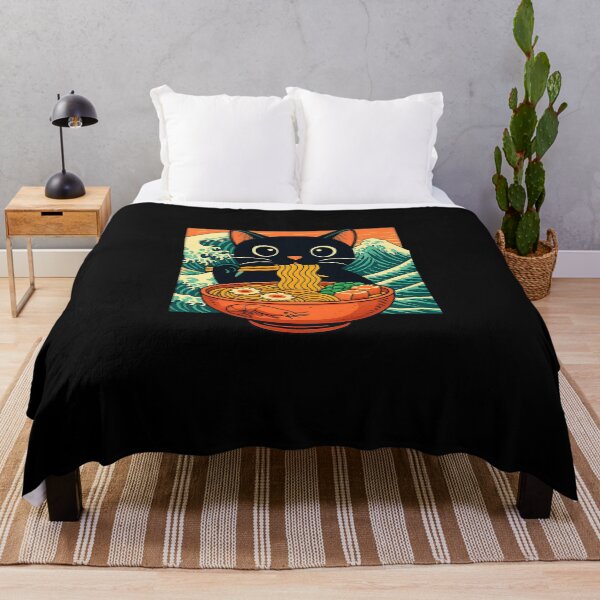 Item preview, Funny Cat Ramen Graphic Art Japanese Kawaii Anime Cat Meme designed and sold by diyoor.