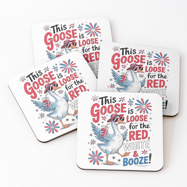 Item preview, 4Th Of July This Goose Is Loose For The Red White And Booze designed and sold by SpeedyPrints.