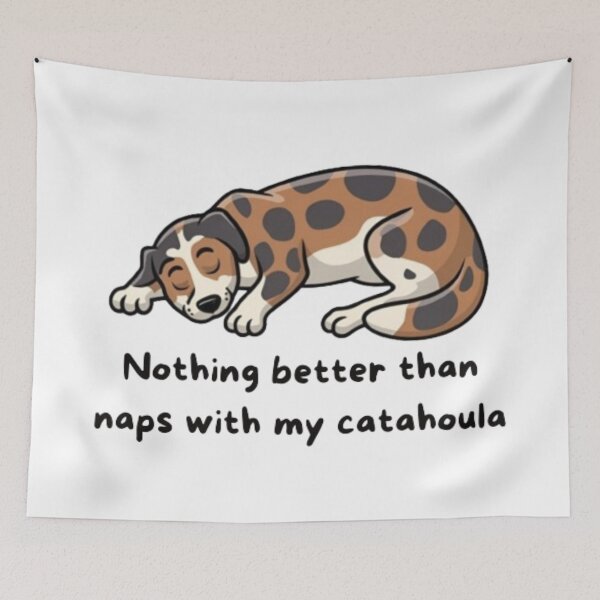 Item preview, Catahoula Leopard Dog Quote designed and sold by printmala.