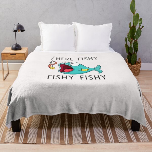 Item preview, Here-Fishy Shirt Kids Toddler Boys Girls Funny Fishing designed and sold by diyoor.