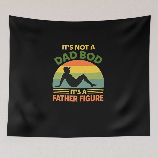 Item preview, It's Not A Dad Bod It's A Father Figure Funny Retro Vintage designed and sold by diyoor.