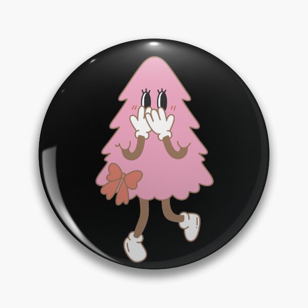 Item preview, Pink Cartoon Christmas Tree  designed and sold by TheFullFantasy.