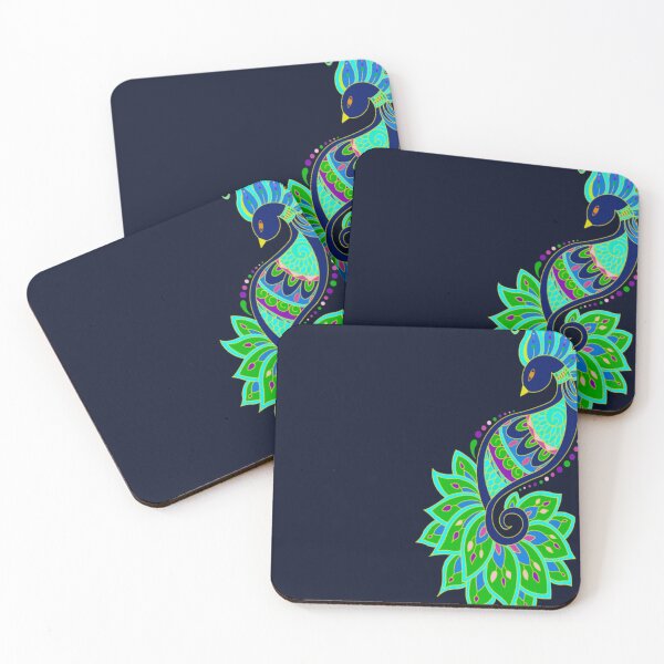 Aperçu de l'œuvre Paisley Peacock créée et vendue par Honey Crystal Fashion and Homegoods .