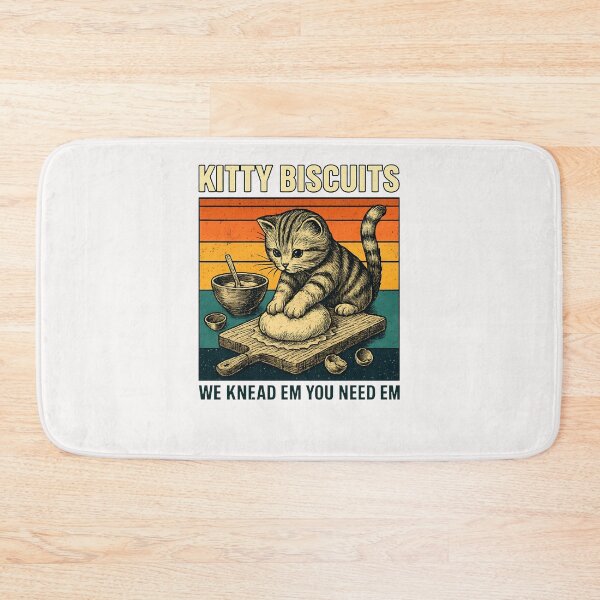Item preview, Kitty Biscuits We Knead Em You Need Em Cat Lover Baking designed and sold by TalalosART.