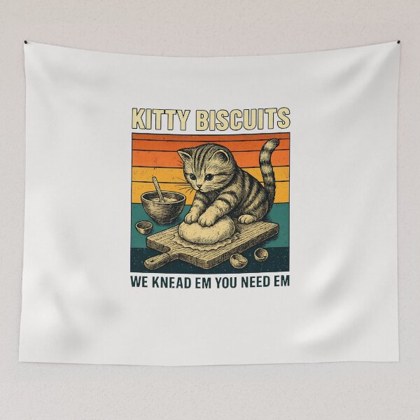 Item preview, Kitty Biscuits We Knead Em You Need Em Cat Lover Baking designed and sold by TalalosART.