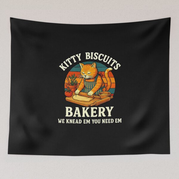 Item preview, Kitty Biscuits We Knead Em You Need Em Cat Lover Baking designed and sold by TalalosART.