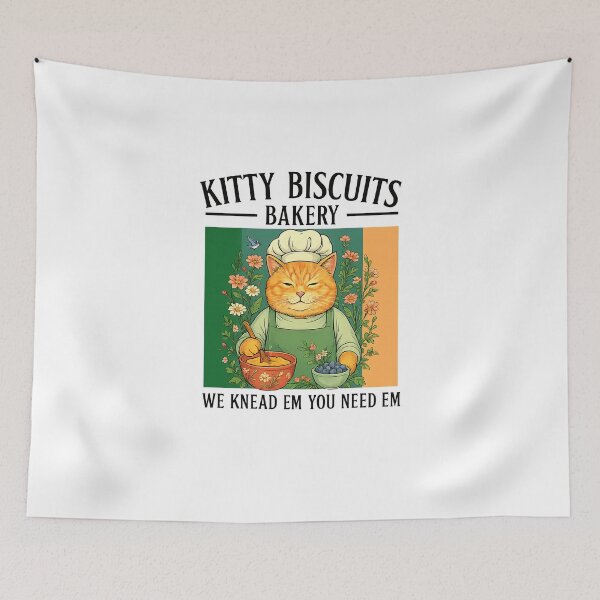 Item preview, Kitty Biscuits We Knead Em You Need Em Cat Lover Baking designed and sold by TalalosART.