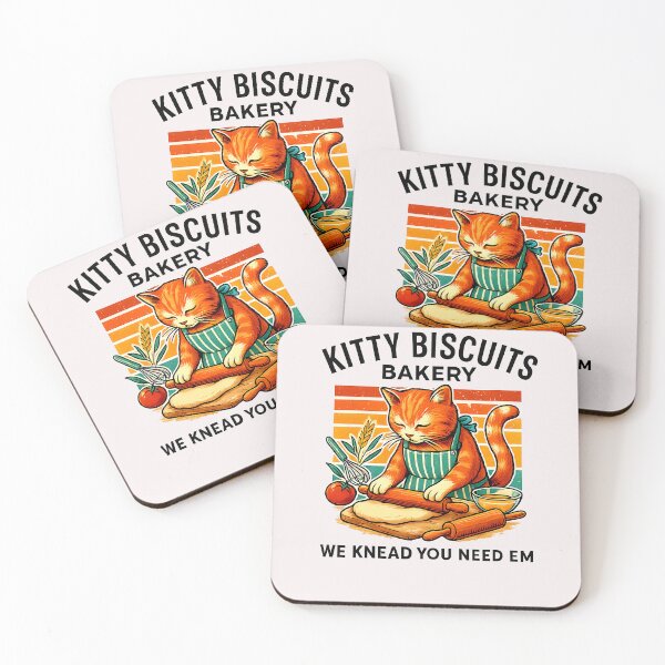 Item preview, Kitty Biscuits We Knead Em You Need Em Cat Lover Baking designed and sold by TalalosART.