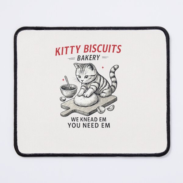 Item preview, Kitty Biscuits We Knead Em You Need Em Cat Lover Baking designed and sold by TalalosART.