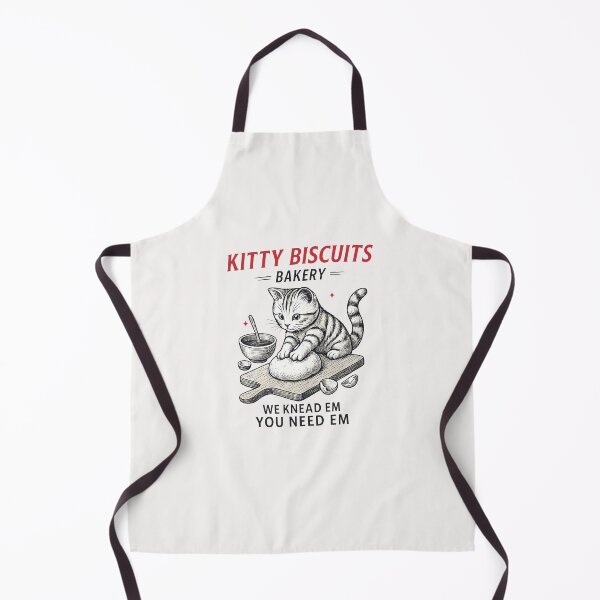Item preview, Kitty Biscuits We Knead Em You Need Em Cat Lover Baking designed and sold by TalalosART.