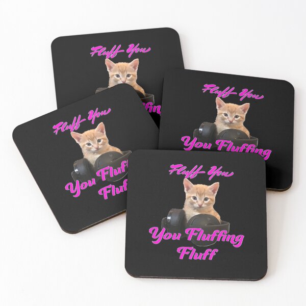 Item preview, Fluff You – Neon Sass on Black designed and sold by aadventures.