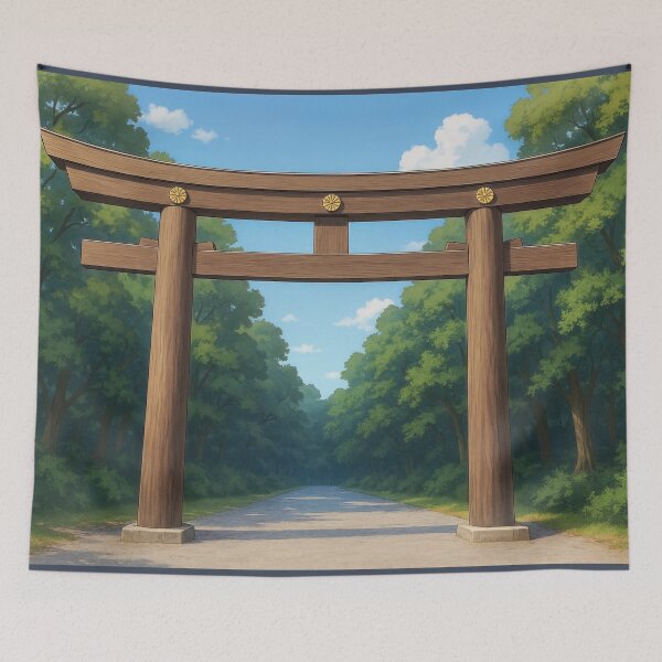 Item preview, Torii Gate of Meiji Jingu Shrine designed and sold by Takeda-art.