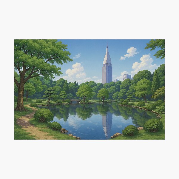 Item preview, The Shinjuku Gyoen National Garden designed and sold by Takeda-art.