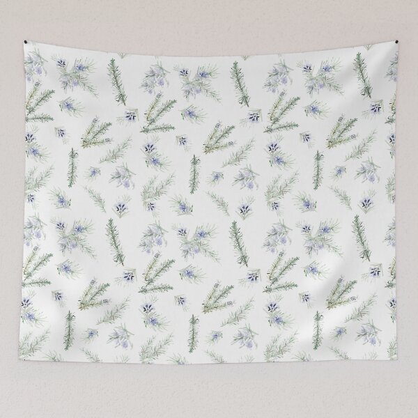 Item preview, Rosemary rewards - a fresh watercolour using fragrant herbs designed and sold by RPrince1.