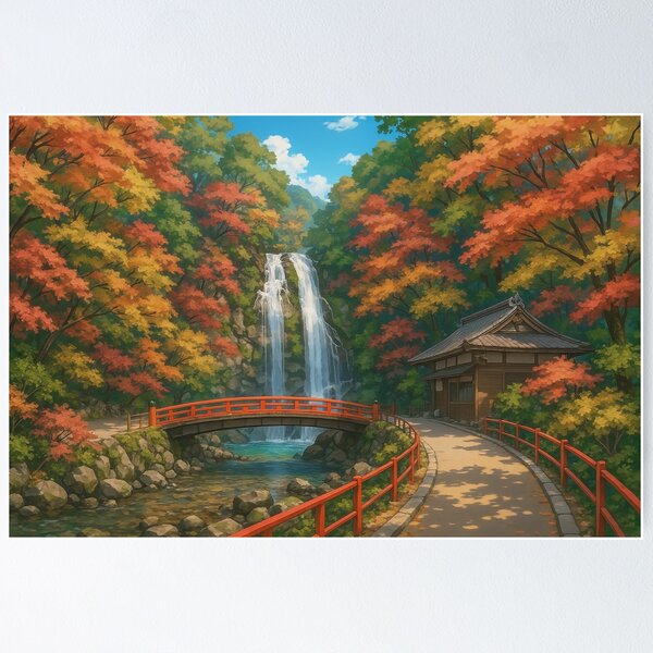 Item preview, Osaka Minoh Park in Autumn designed and sold by Takeda-art.