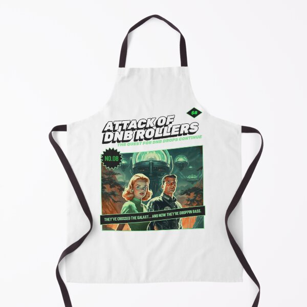 Item preview, DnB attack of the rollers festival raver sci fi comic book designed and sold by Ravermonkey.