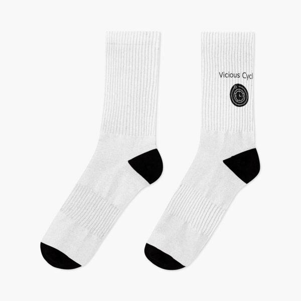 Item preview, Vicious Cycle socks designed and sold by Forebae-Store.