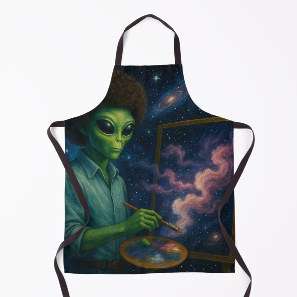 Item preview, Happy Lil Alien Artist designed and sold by Abducted Treasures.