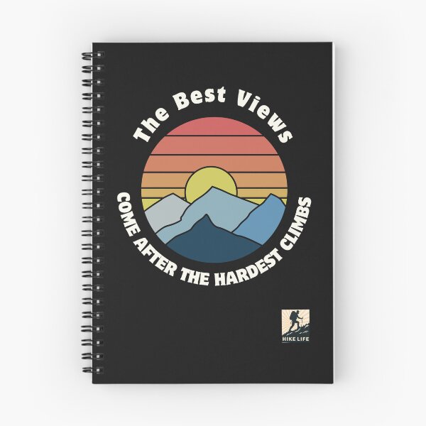 Item preview, "The Best Views Come After the Hardest Climbs" – Inspirational Hiking Shirt for Trail & Nature Lovers T-Shirt designed and sold by That90sGuyNZ.