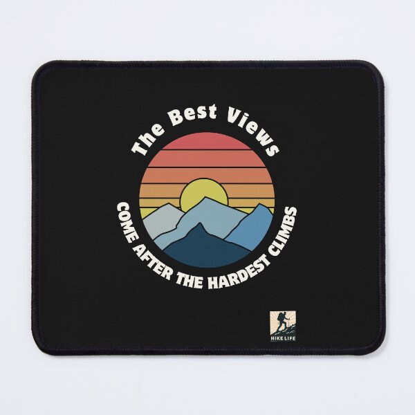 Item preview, "The Best Views Come After the Hardest Climbs" – Inspirational Hiking Shirt for Trail & Nature Lovers T-Shirt designed and sold by That90sGuyNZ.
