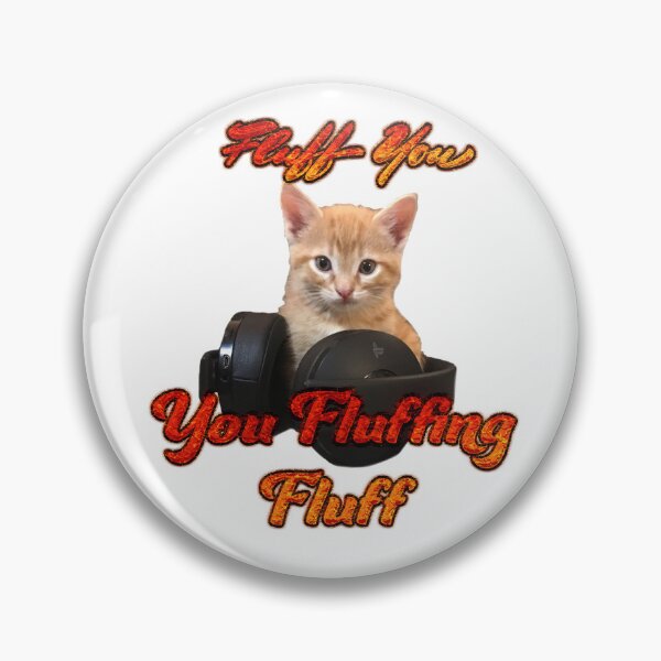 Item preview, Fluff You – Chaotic Cat in Full Flame designed and sold by aadventures.