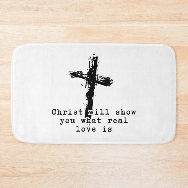 Item preview, Christ Shows Real Love - Christian Quotes designed and sold by MoriaStore.