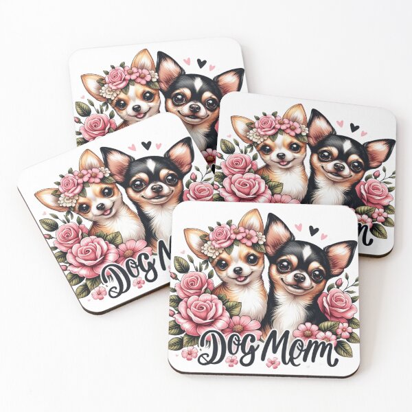 Item preview, Dog Mom Cute Chihuahuas designed and sold by Wags & Tails.