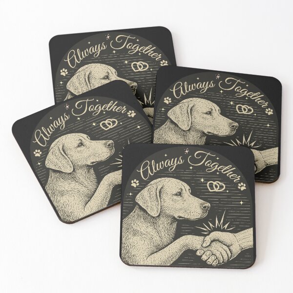 Item preview, Always Together" Vintage Dog Friendship - Loyal Companion Tee designed and sold by MasCorner.