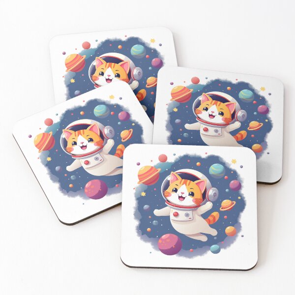 Item preview, Cosmic Astronaut Kitten | Space Cat Explorer designed and sold by NovaProArt.