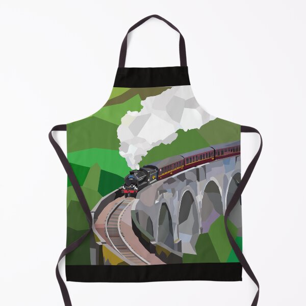 Item preview, Jacobite Steam Train on the Glenfinnan Viaduct - Chris Corish designed and sold by CrookedPaintbrushStudios .