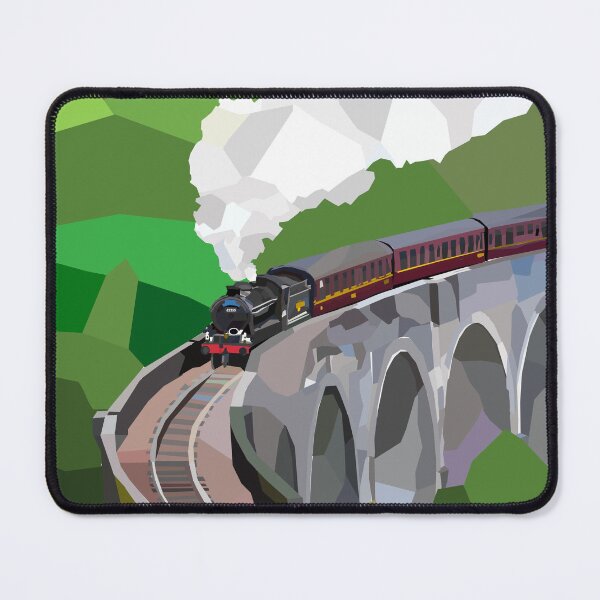 Item preview, Jacobite Steam Train on the Glenfinnan Viaduct - Chris Corish designed and sold by CrookedPaintbrushStudios .