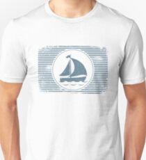 Sailing Boat Nautical Design Unisex T-Shirt